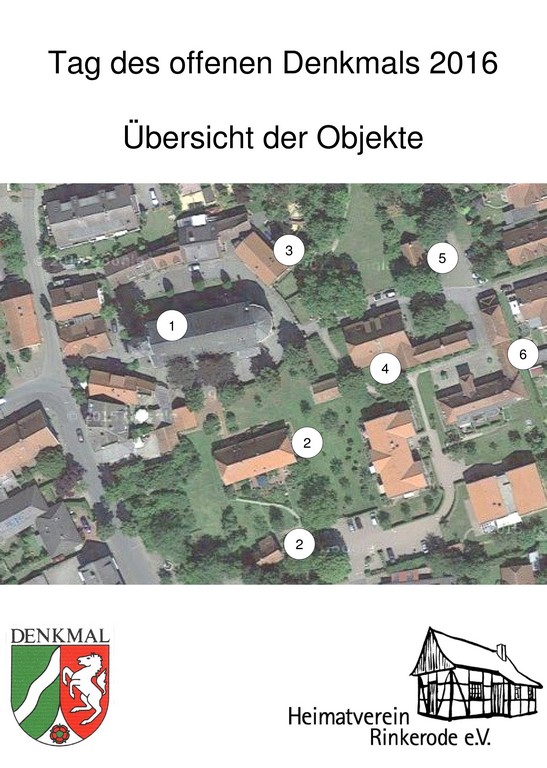 Heimatverein Rinkerode: Tafel vom Denkmaltag 2016